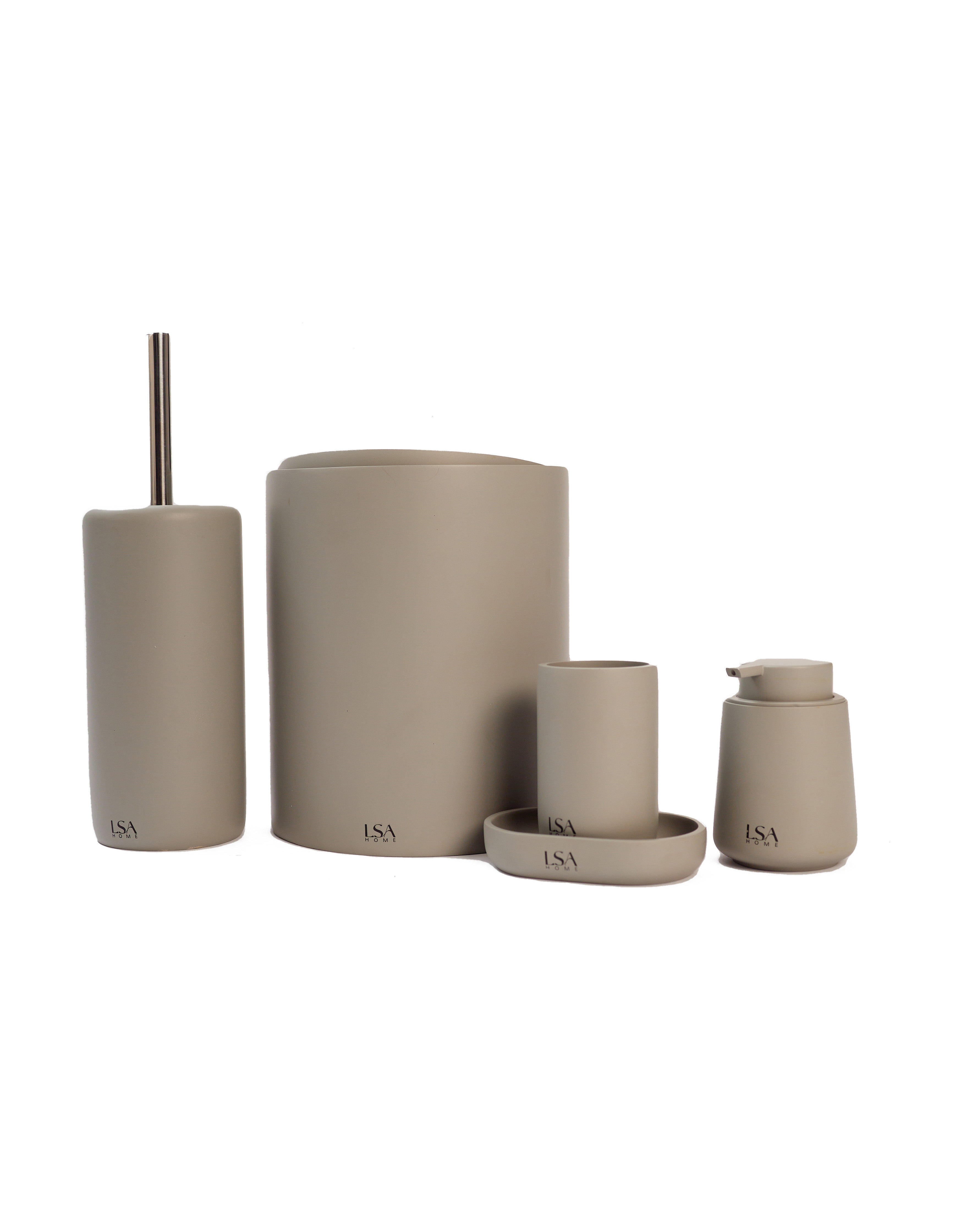 Flo 5pc Bathroom Accessory Set