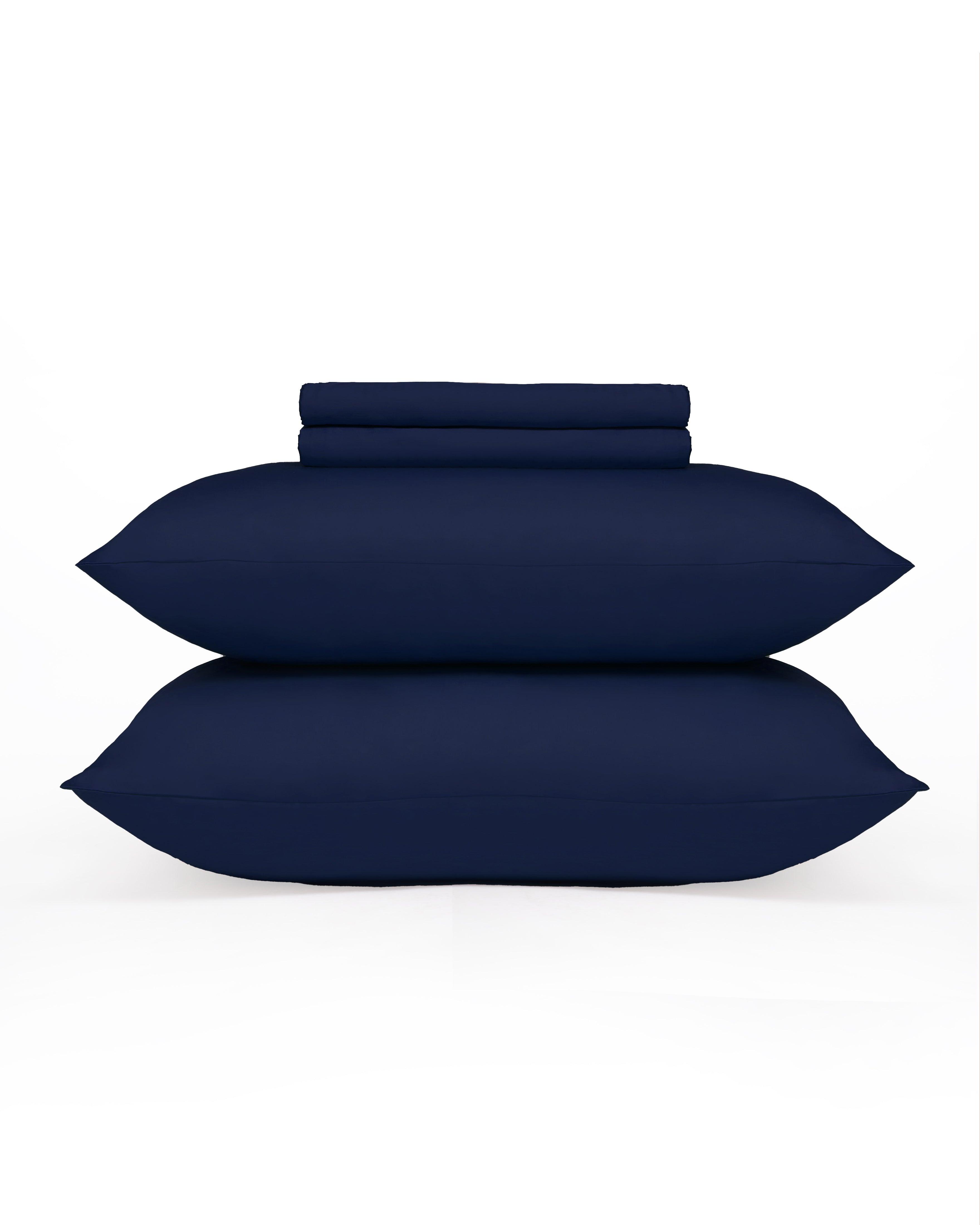 Denim Blue Luxe Sheet Set