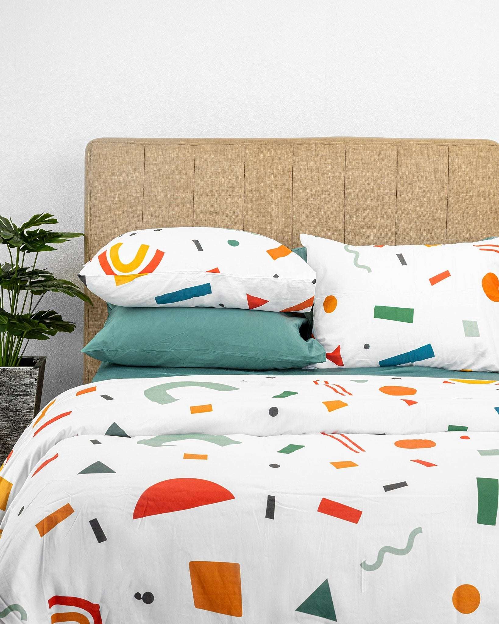 Geo Kids Duvet Cover Set - LSA HOME