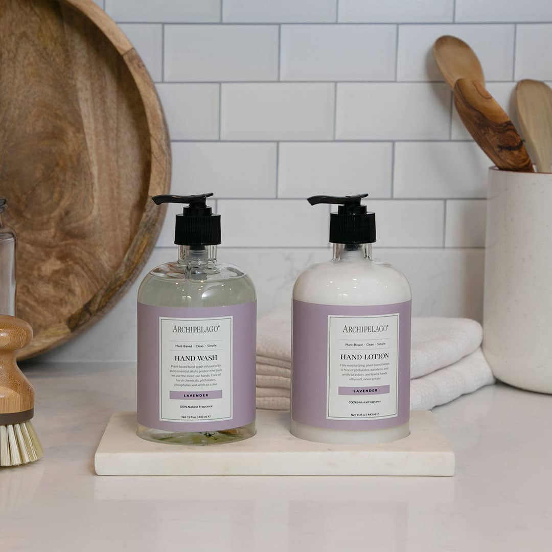 Archipelago Lavender Hand Wash and Lotion Set - LSA HOME